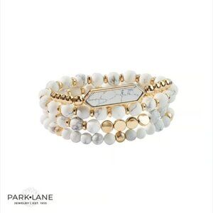 Park Lane Denver White Genuine Turquoise Bracelet